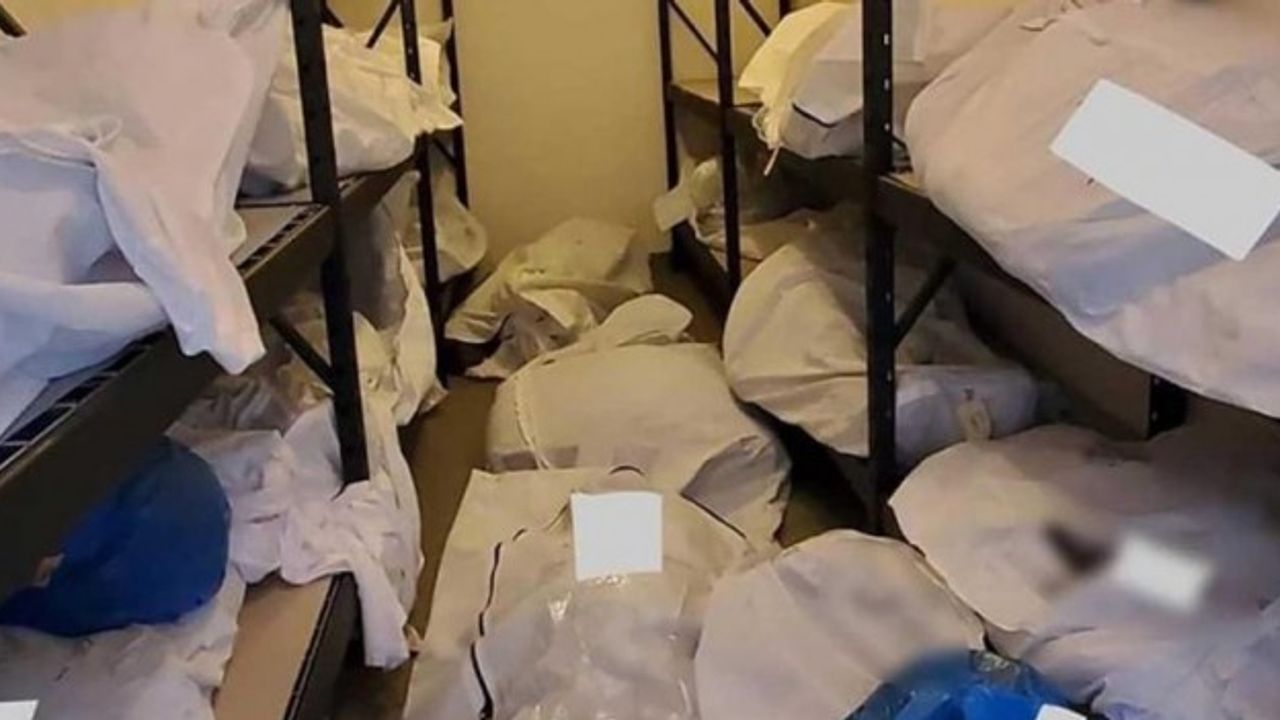 ABD’den korkunç görüntüler! Cesetleri odalara yığıyorlar