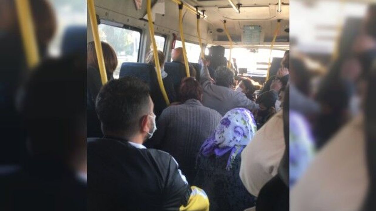 Vakaların patladığı İzmir’den dolmuş manzaraları... Çök! Çök!