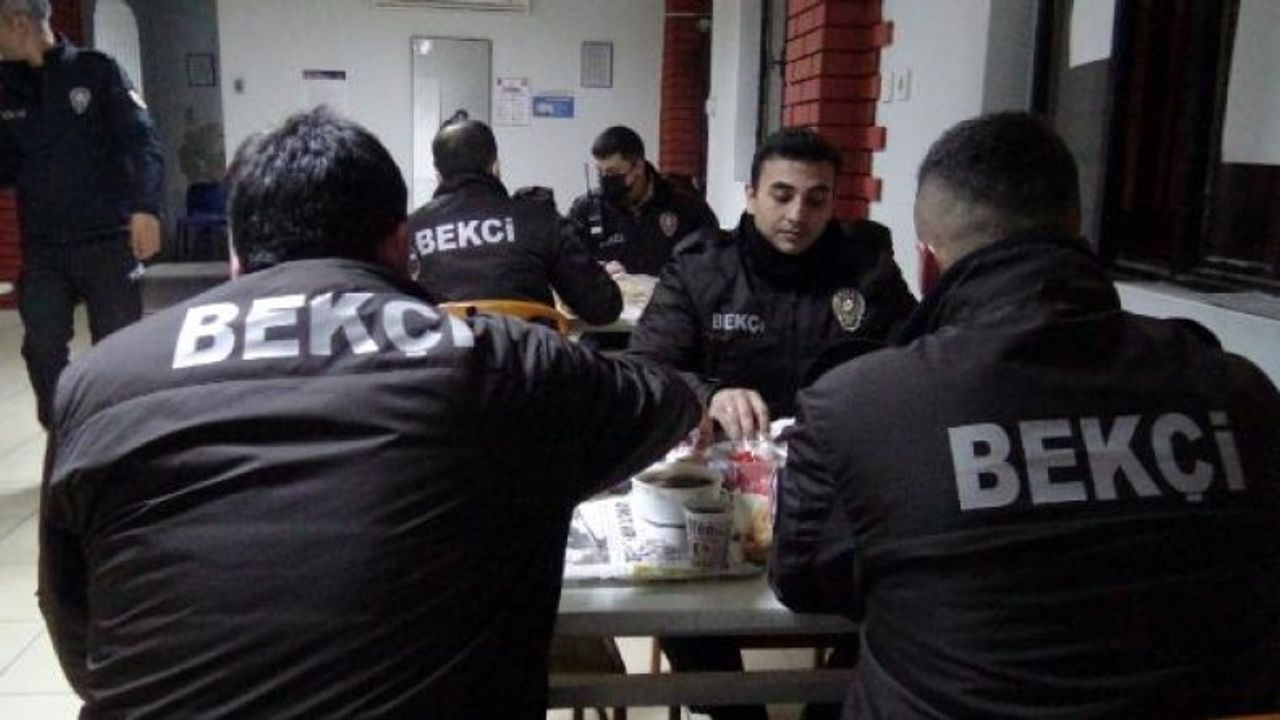 'Gece Kartalları' bekçiler, ilk sahuru görev başında yaptı