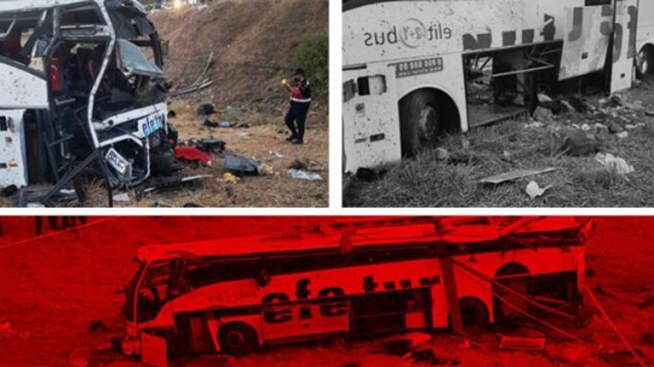 Balıkesir'den kahreden haber! Yolcu otobüsü devrildi: Çok sayıda ölü ve yaralı var