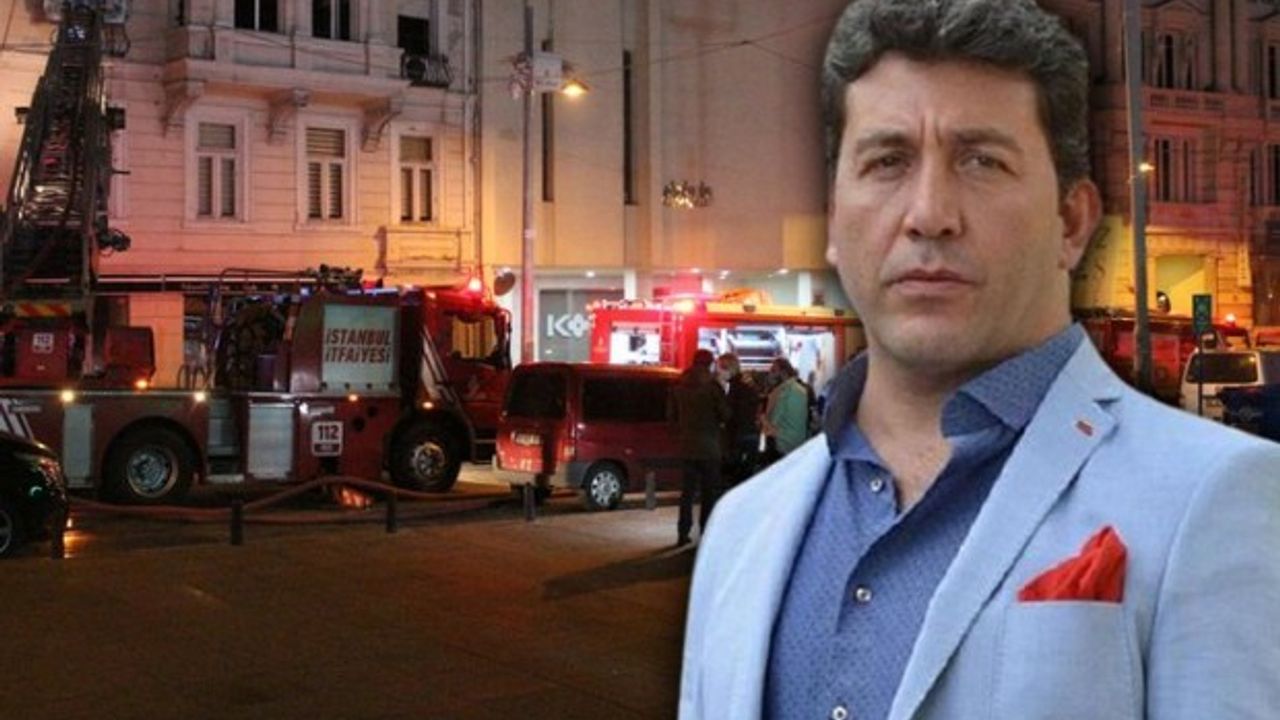 Emre Kınay Oyunculuk Akademisi'nin bulunduğu binada korkutan yangın
