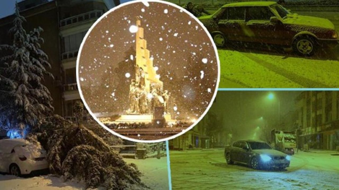 Ankara'da yoğun kar: Her yer beyaza büründü! Meteoroloji'den 63 kente yeni uyarı
