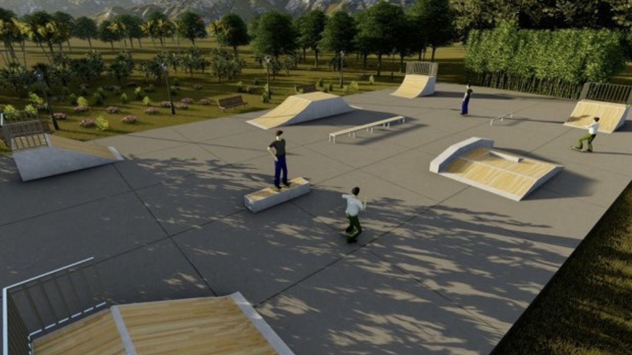 Gaziemir'de bir ilk... Kaykay park geliyor