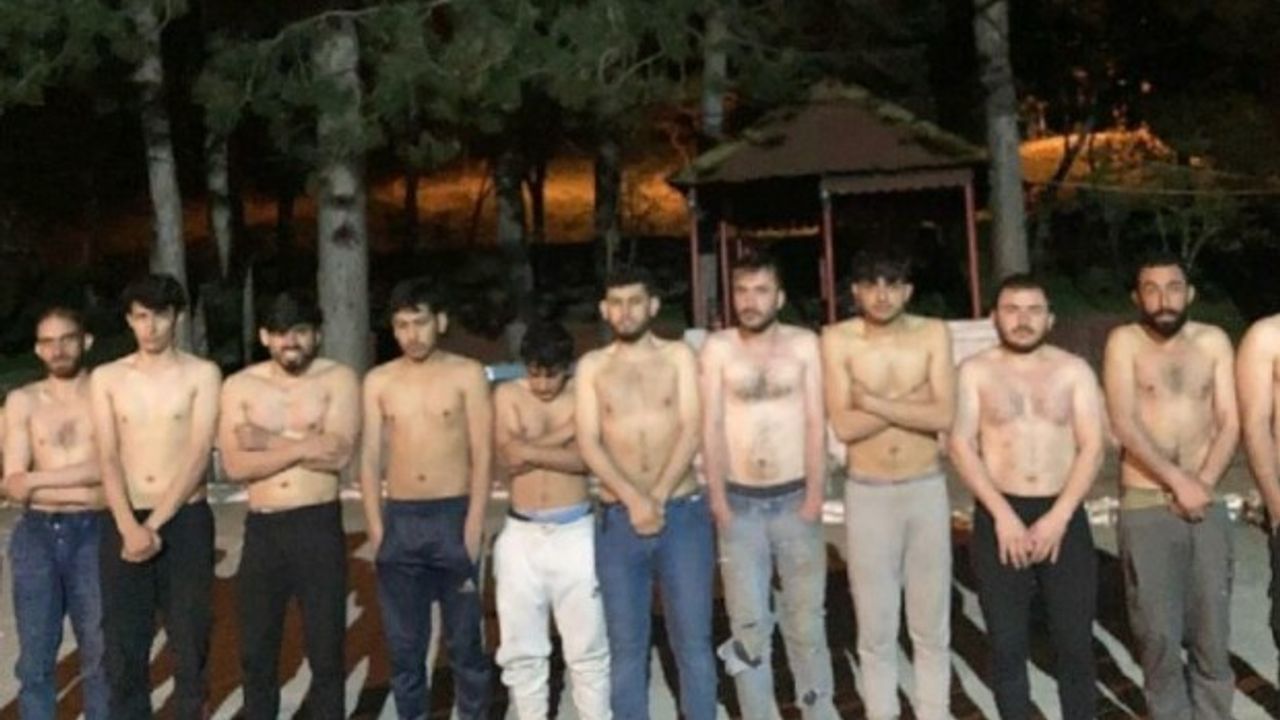 Kırklareli'de çoğu yarı çıplak 187 kaçak göçmen yakalandı