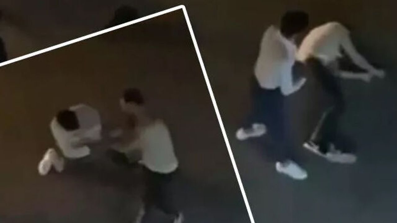 Kocaeli'de dehşete düşüren anlar! Tek yumrukla bayılttı