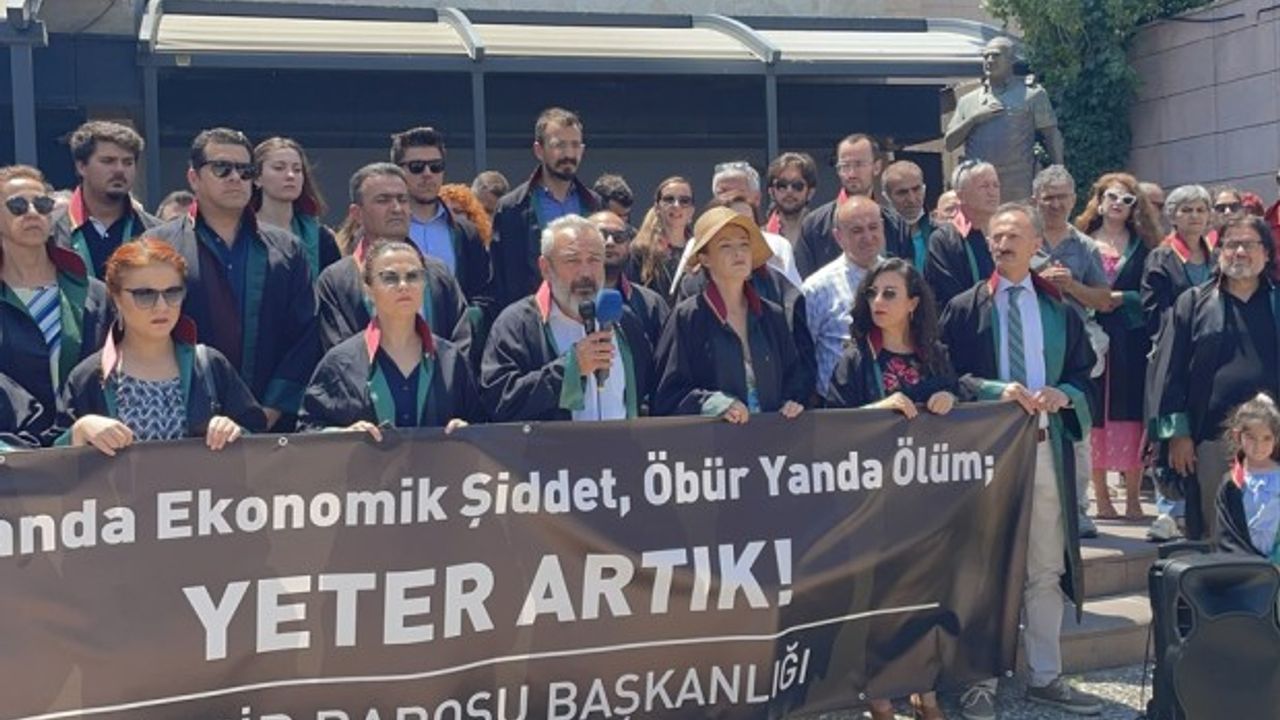 Avukat Servet Bakırtaş'ın öldürülmesine İzmirli avukatlardan tepki