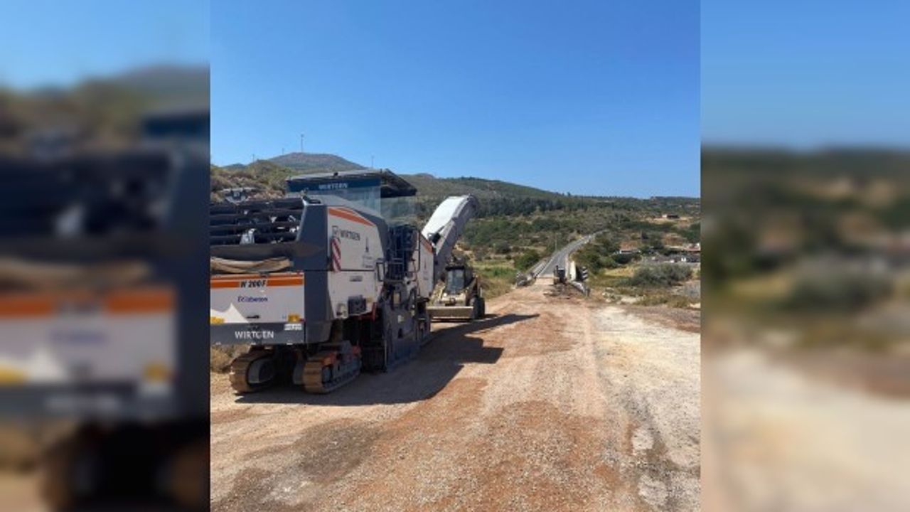 Karaburun’un can damarı Yeniliman yolu sil baştan