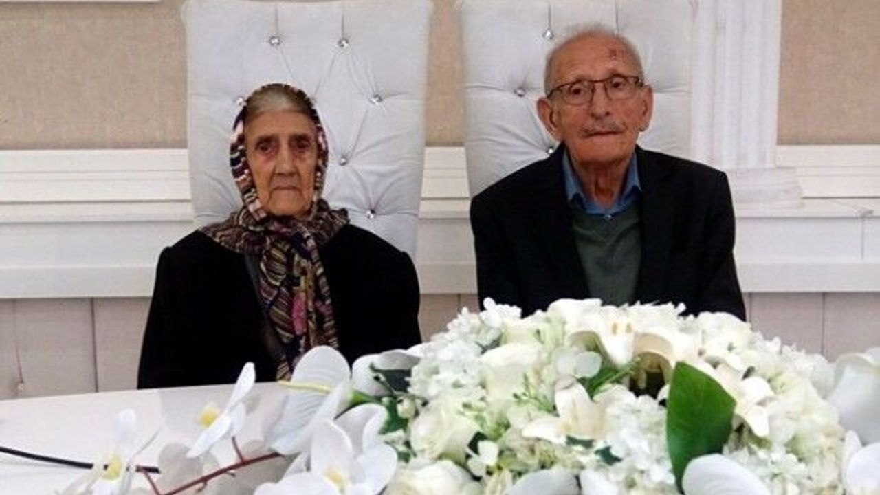 Aşk onları sağlık ocağında buldu, gelin 90 damat 77 yaşında