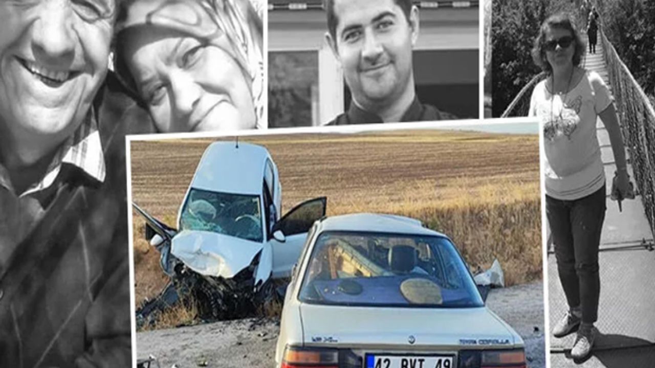 Konya'da 2 otomobil çarpıştı! 5 kişi hayatını kaybetti
