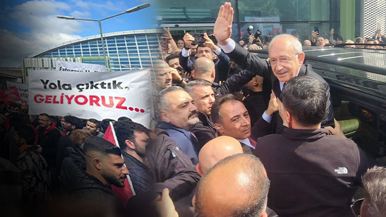 Büyük kalabalıkla karşılandı... Kemal Kılıçdaroğlu İzmir'e geldi