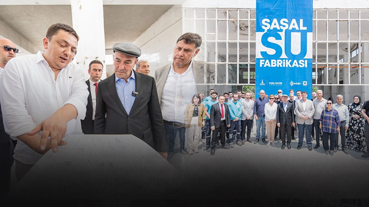 Başkan Soyer'den Şaşal Su Fabrikası’nı ziyaret... İzmirliler yazın buz gibi suya doyacak!