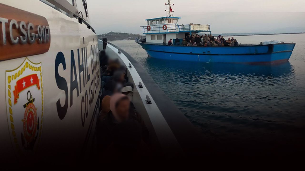 Yunan unsurları itti... Türk Sahil Güvenlik kurtardı