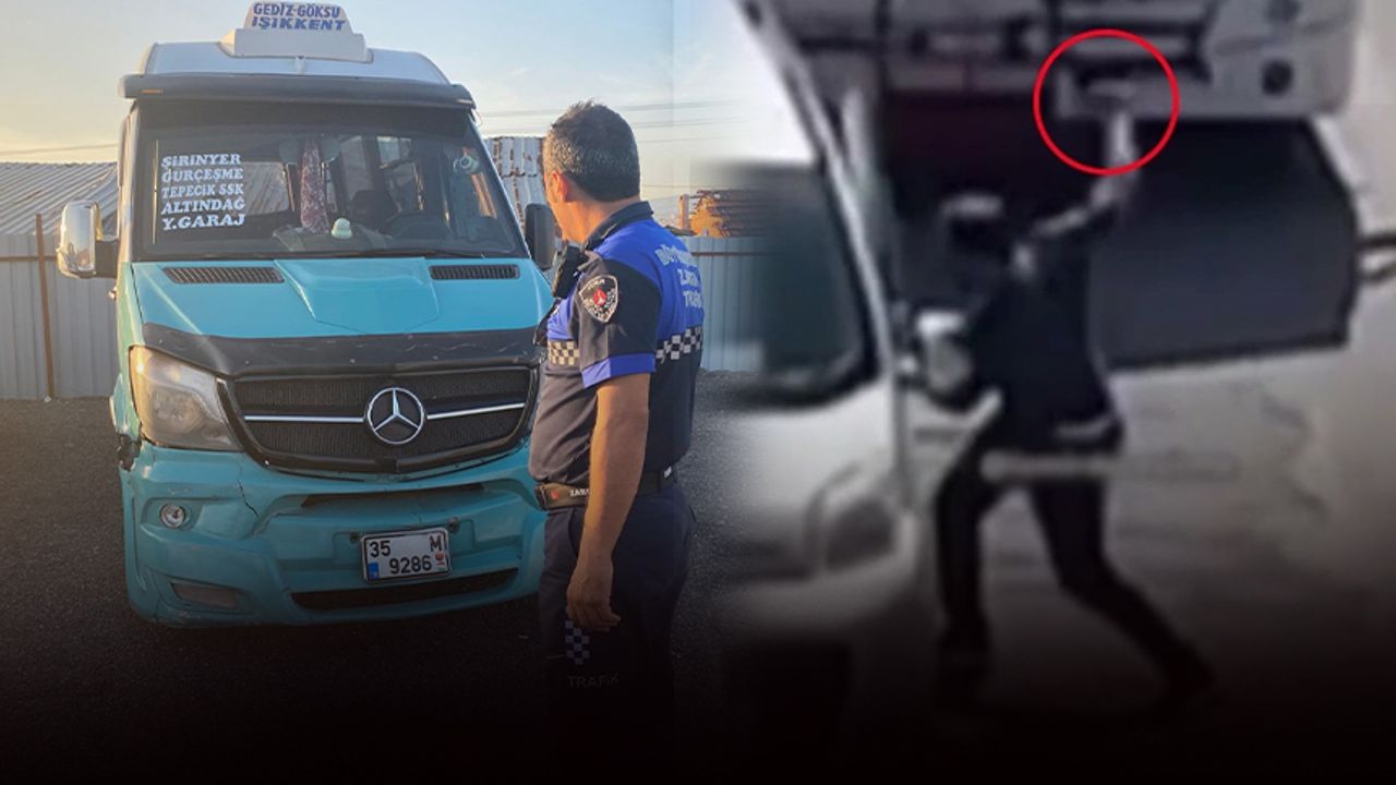 Tartıştığı sürücüye bıçakla saldırmıştı... Büyükşehir'den o minibüs şoförüne ceza!