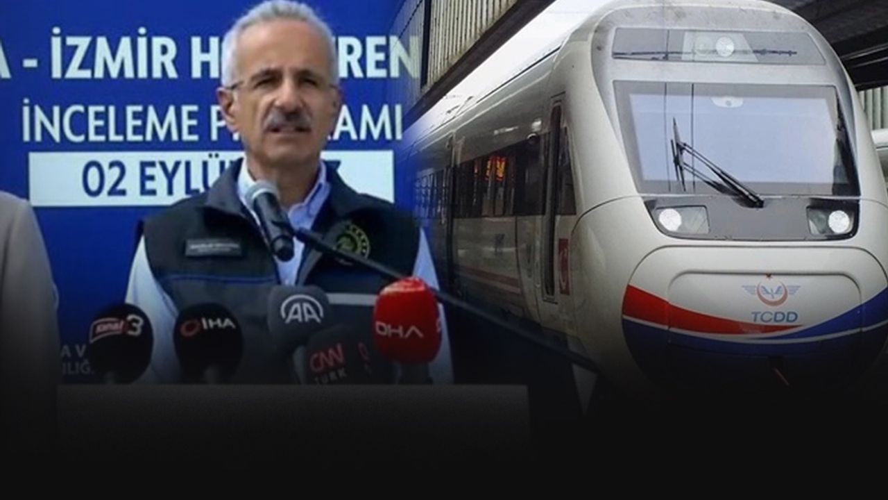 Ankara-İzmir Hızlı Tren Projesinde gelişme! Bakan Uraloğlu: 14 saatlik yol 3.5 saate düşecek