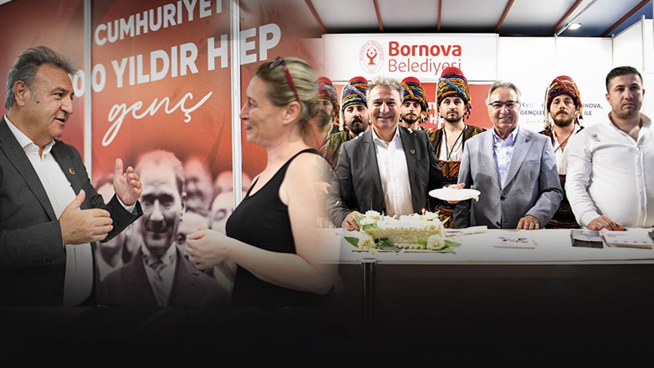 Başkan İduğ  İzmir Enternasyonel Fuarı’nda vatandaşlarla buluştu