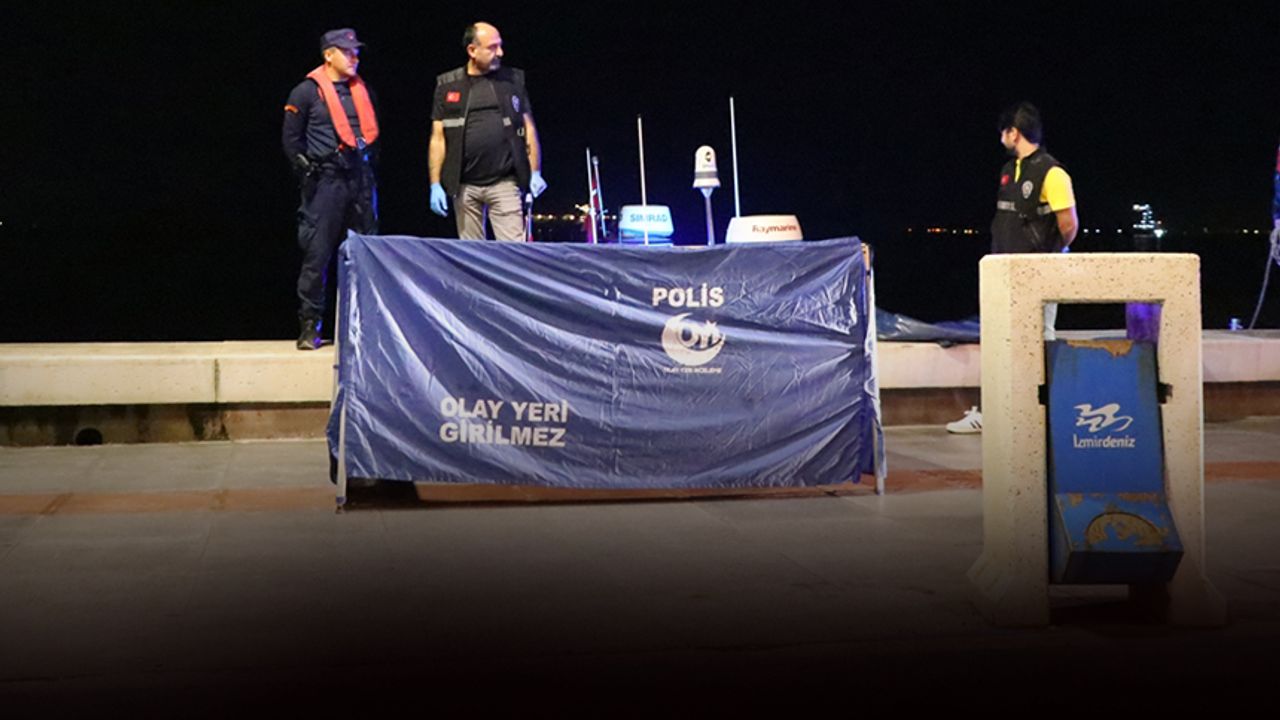 İzmir'de korkunç olay... Denizden ayağına bidon bağlı ceset çıktı