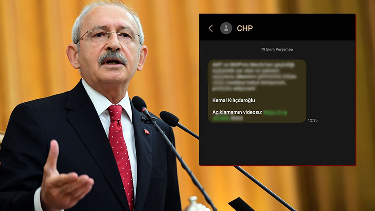 Kemal Kılıçdaroğlu'ndan vatandaşlara SMS