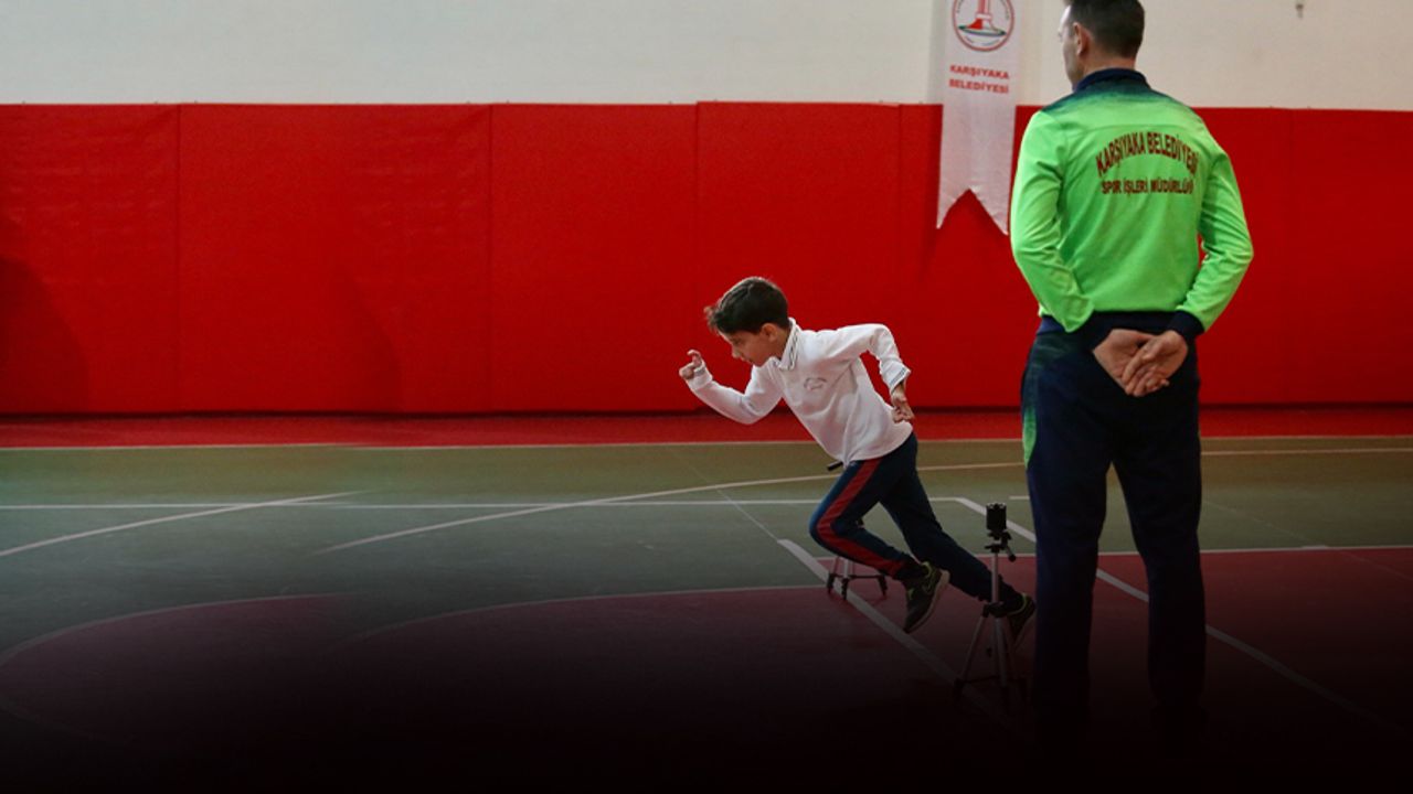 Karşıyaka Belediyesi'nden okullarda sportif yetenek testi!