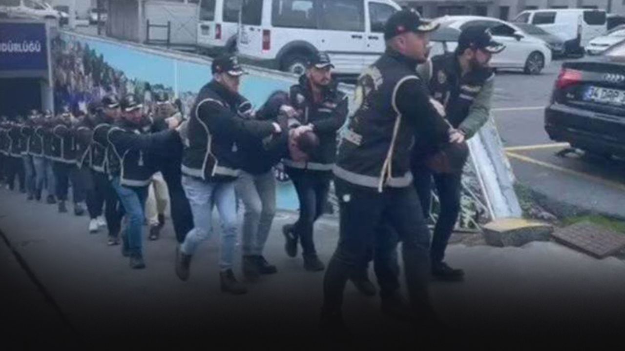 İzmir'de 'Kafes' operasyonu...  14 kişi tutuklandı