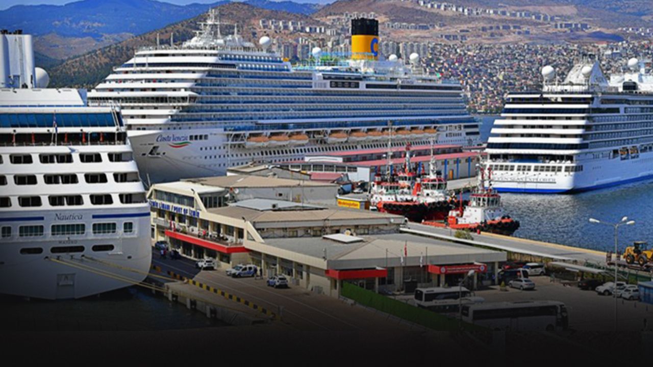 İstatistikler açıklandı... İzmir Limanı'na kaç kruvaziyer yanaştı?