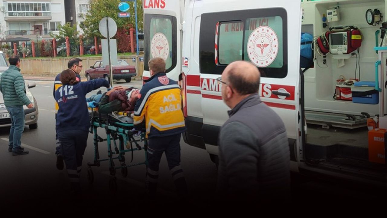 İzmir'de otomobilin çarptığı yaya yaralandı