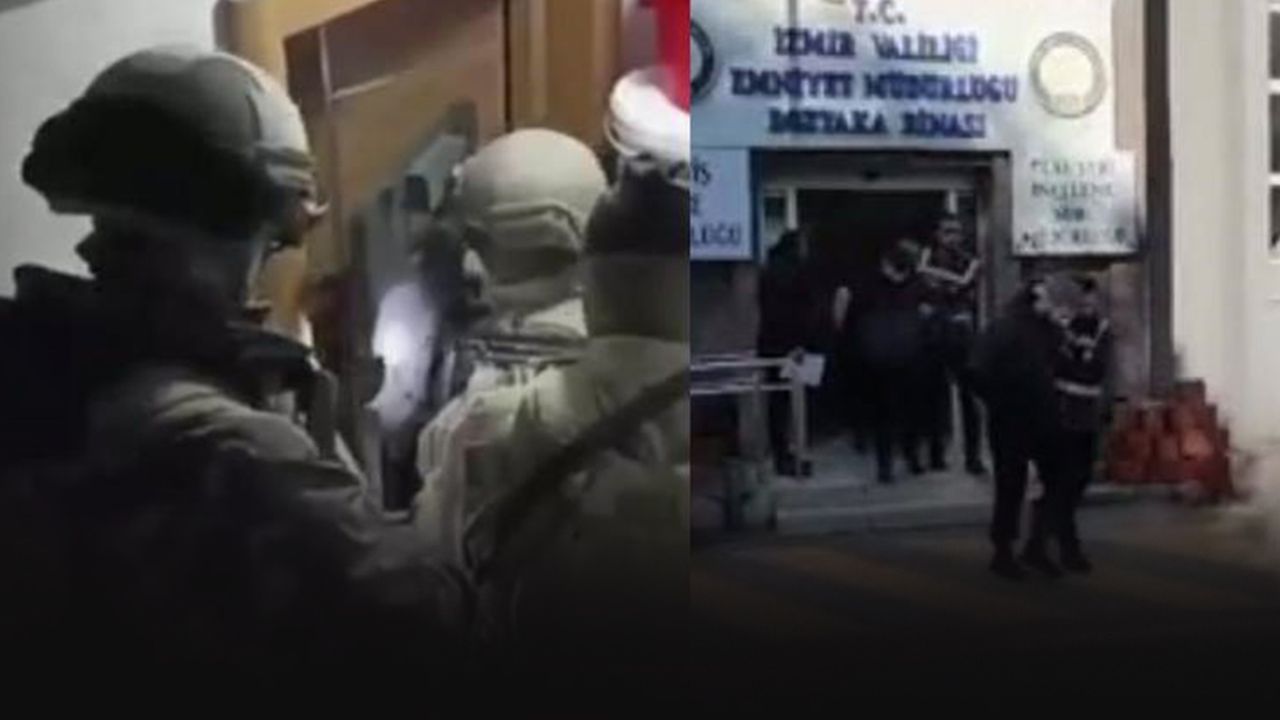 İzmir Polisi'nden 'Beldekler' suç örgütüne baskın... 4 tutuklama