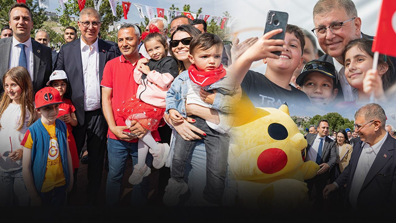 Tugay Uçurtma Şenliği’nde çocuklarla buluştu... "Onlara güzel bir ülke armağan edelim!"