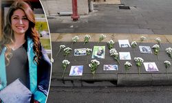 Üniversiteli Medine Gizem Çakal, kazada öldüğü yere 19 çiçek ve fotoğrafları koyularak anıldı
