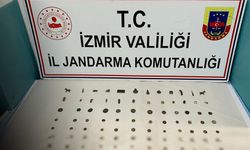 İzmir’de kaçakçılık operasyonu... 72 parça tarihi eser ele geçirildi
