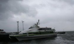 Deniz ulaşımına lodos engeli!