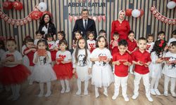 Konaklı miniklerin 23 Nisan gösterisi gururlandırdı... Atatürk'ün çocukları gönülleri fethetti
