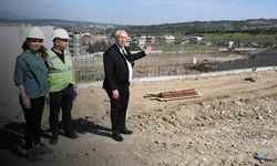 Karabağlar'ın yeni gençlik merkezi inşaatı tam gaz