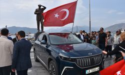 Türkiye'nin yerli otomobili Togg, Marmaris'te sergilendi