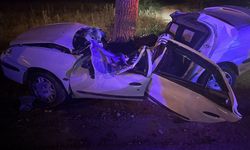 Otomobil ağaca çarptı... İki lise öğrencisi hayatını kaybetti