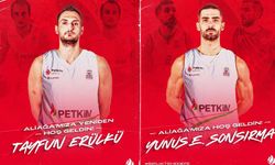 Petkimspor'da Tayfun ve Yunus tamam