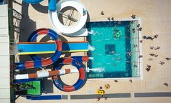 Bergama Belediyesi’nin işlettiği Aquapark hizmette
