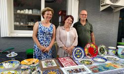 Yeni açılan Mordoğan Sanat Sokağı geliri, Karaburunlu diyaliz hastalarına…