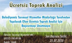 Menderes’te Ücretsiz Toprak Analizi