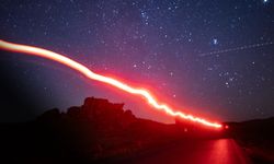 Ege'de Perseid meteor yağmuru manzaraları