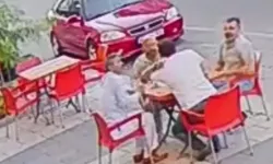 Çay içerken sırtına yorgun mermi isabet etti!