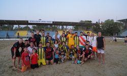 Plaj futbolunun şampiyonu Seferihisar Cittaslow