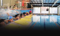 Bornova’da yüzme kurslarına büyük ilgi... 550 çocuk yüzme eğitimi alıyor