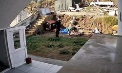 Kamyonetini durdurup kendisini takip eden köpeğe cisimle vurup kaçtı