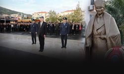 Narlıdere'de Cumhuriyetin kurucusu Atatürk saygı ve özlemle anıldı