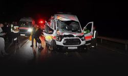 Hasta taşıyan ambulans ile kamyon çarpıştı... Bir kişi hayatını kaybetti