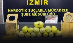 İzmir'de kargo firmasına narkotik baskını! Peynir tenekelerinden kilolarca esrar çıktı