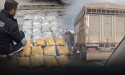 İzmir'de polisin durdurduğu kamyondan kilolarca uyuşturucu çıktı!