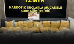 İzmir'de 'zehir kamyonu'na operasyon... 19 kilo 225 gram esrar ele geçirildi
