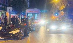 Aydın'da motosikletin çarptığı yaya yaralandı