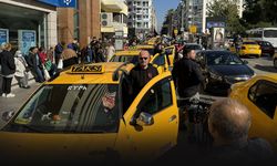İzmir'de taksi şoförlerinden isyan!